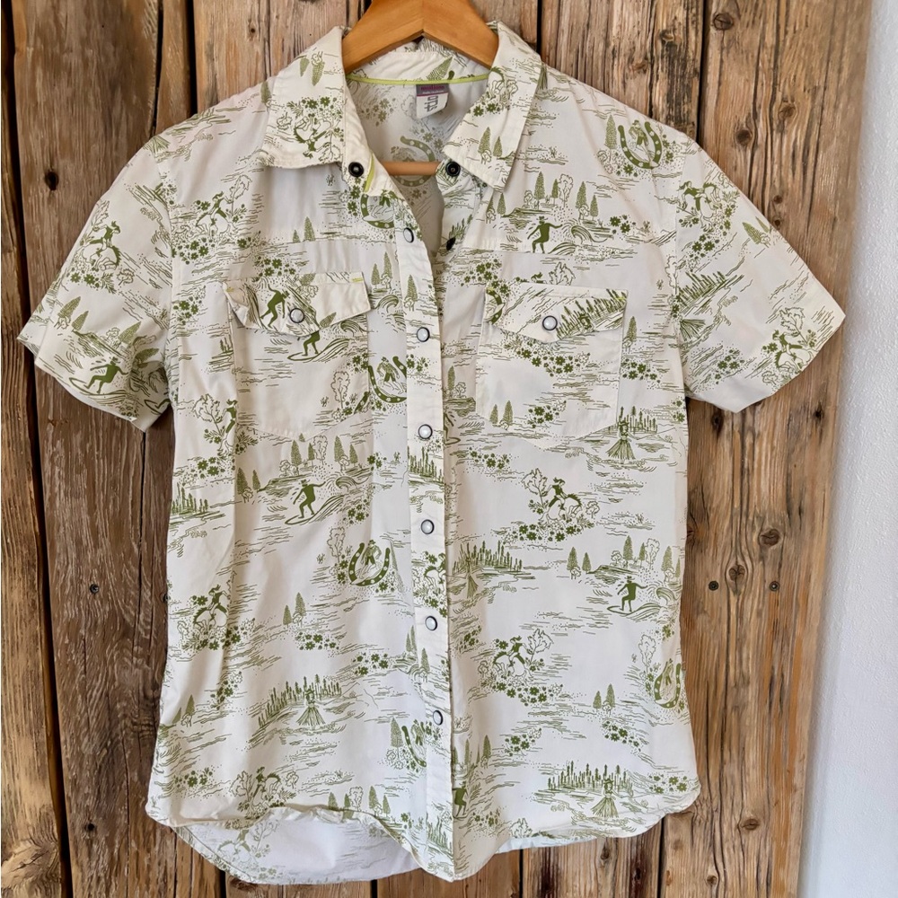 STIO Surfing Cowboys Button Down Shirt